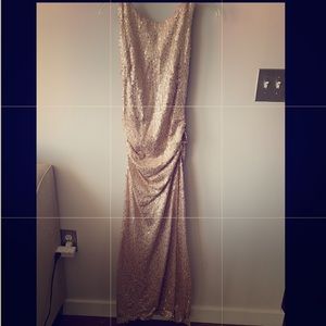 Gold Sequin Dress